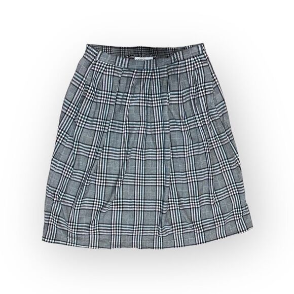 Vintage Innervisions by Shipshore Plaid Skirt Dark Academia - Picture 2 of 8